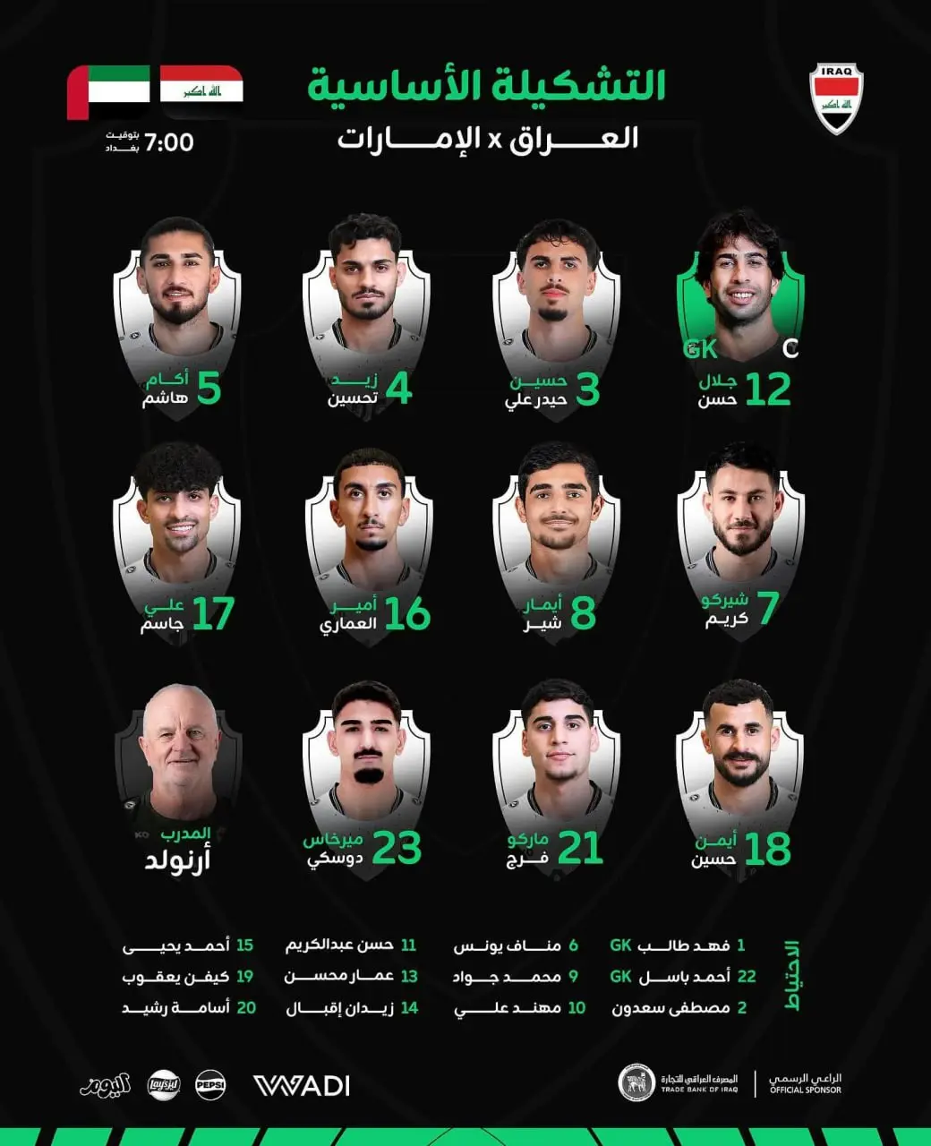 ترکیب امارات و عراق