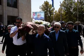 تشییع پیکر سیروس پرهام