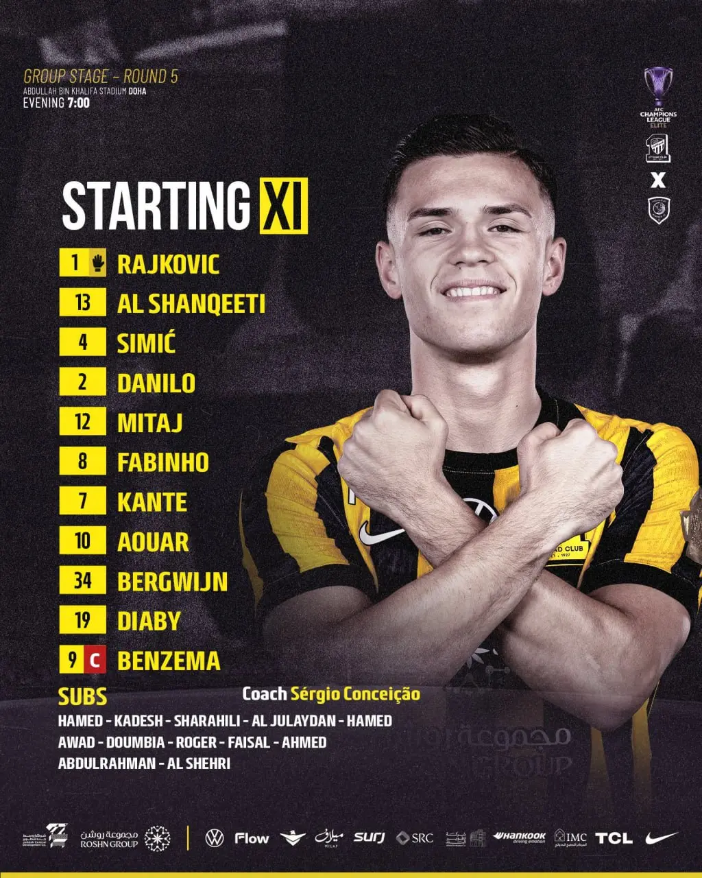 ترکیب دو تیم الاتحاد و الدحیل1