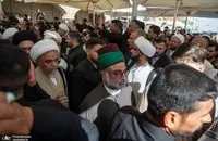 حضور+هزاران+نفر+در+مراسم+تشییع+پیکر+همسر+آیت+الله+العظمی+سیستانی+(7)