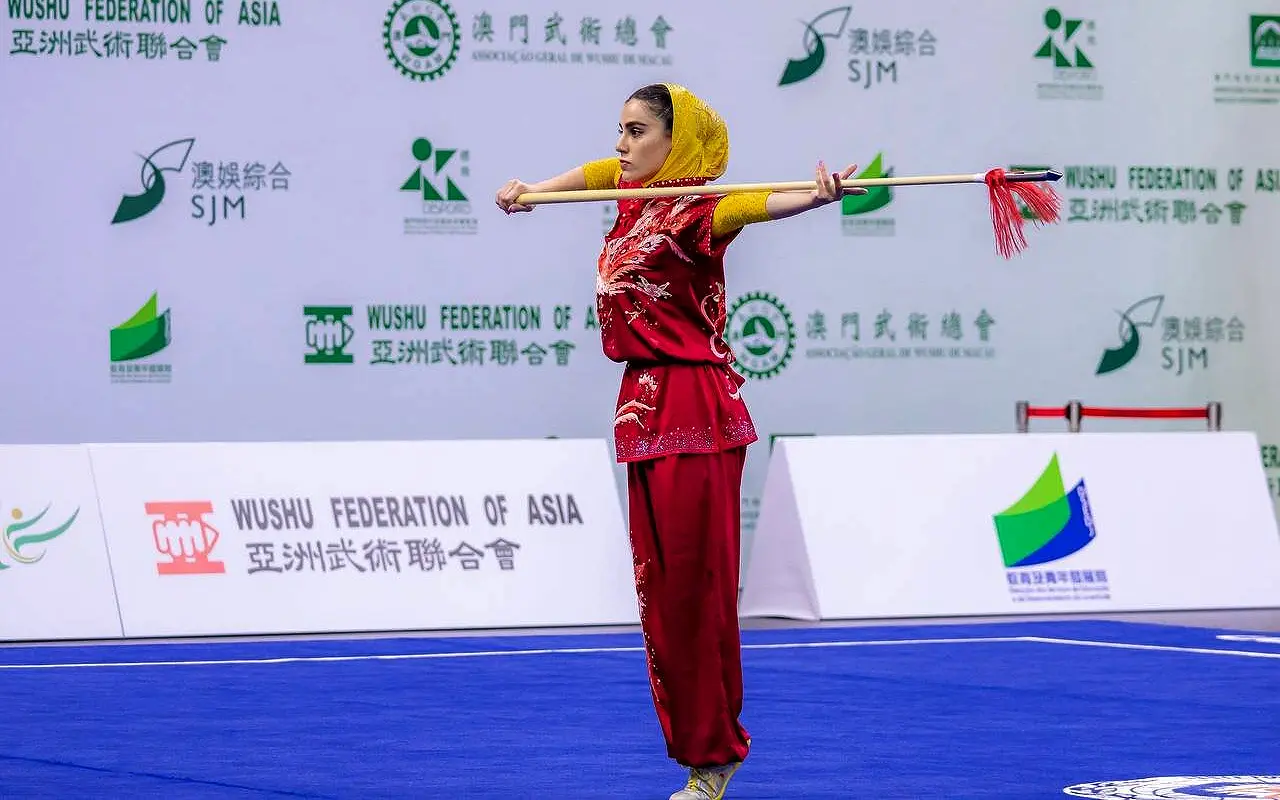 عکس زهرا کیانی هرچگانی ووشوی