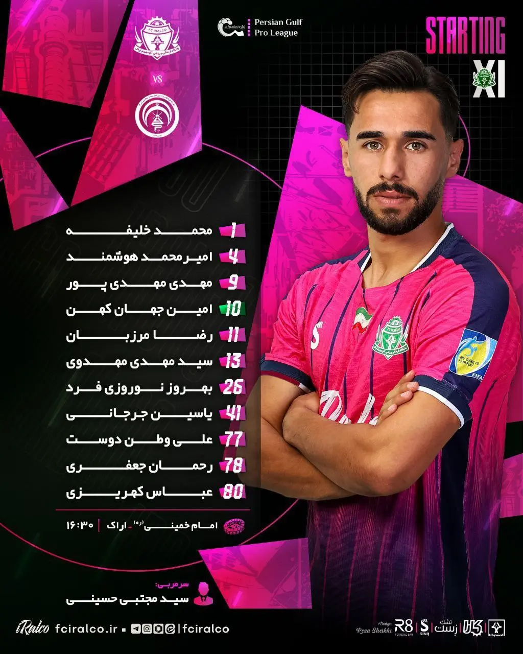 ترکیب تیم‌های آلومینیوم و فجرسپاسی3