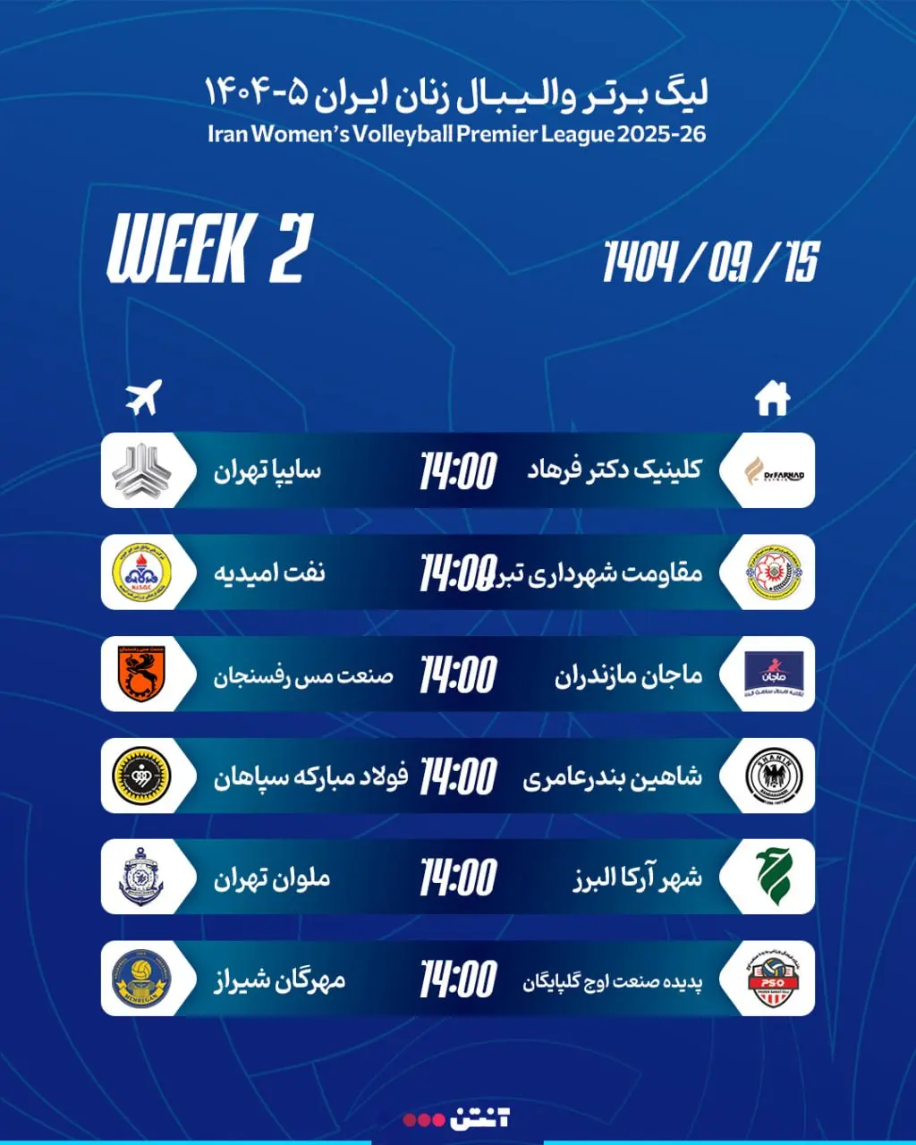 والیبال زنان