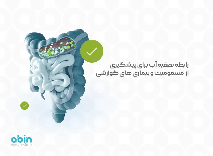 رابطه تصفیه آب برای پیشگیری از مسمومیت و بیماریهای گوارشی