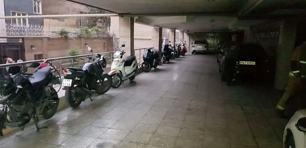 آتش سوزی در خیابان پاسدار
