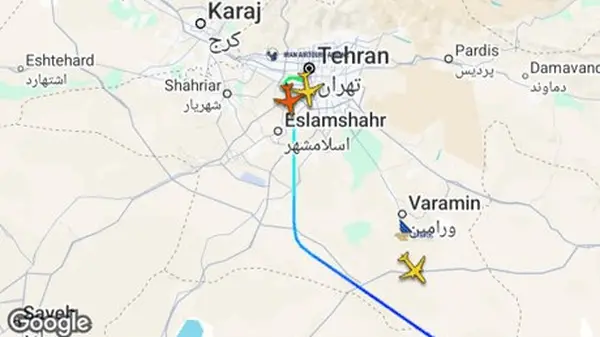 هواپیمای قطر نیم ساعته تهران را ترک کرد