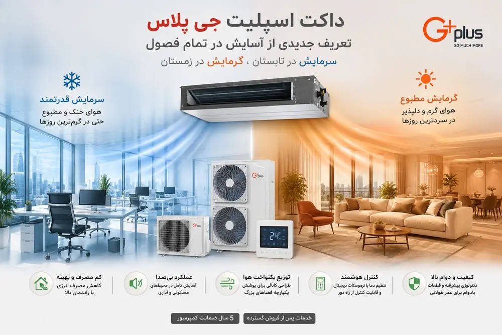 اسپلیت کانالی جی پلاس