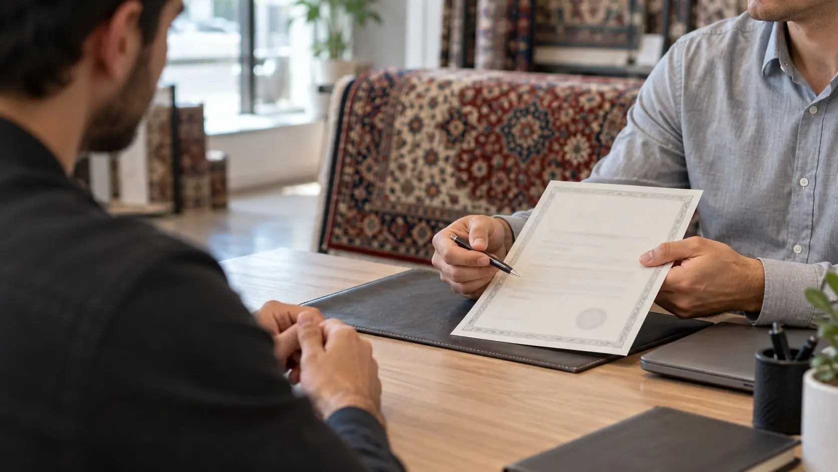 چک لیست کوتاه پیش از تحویل فرش