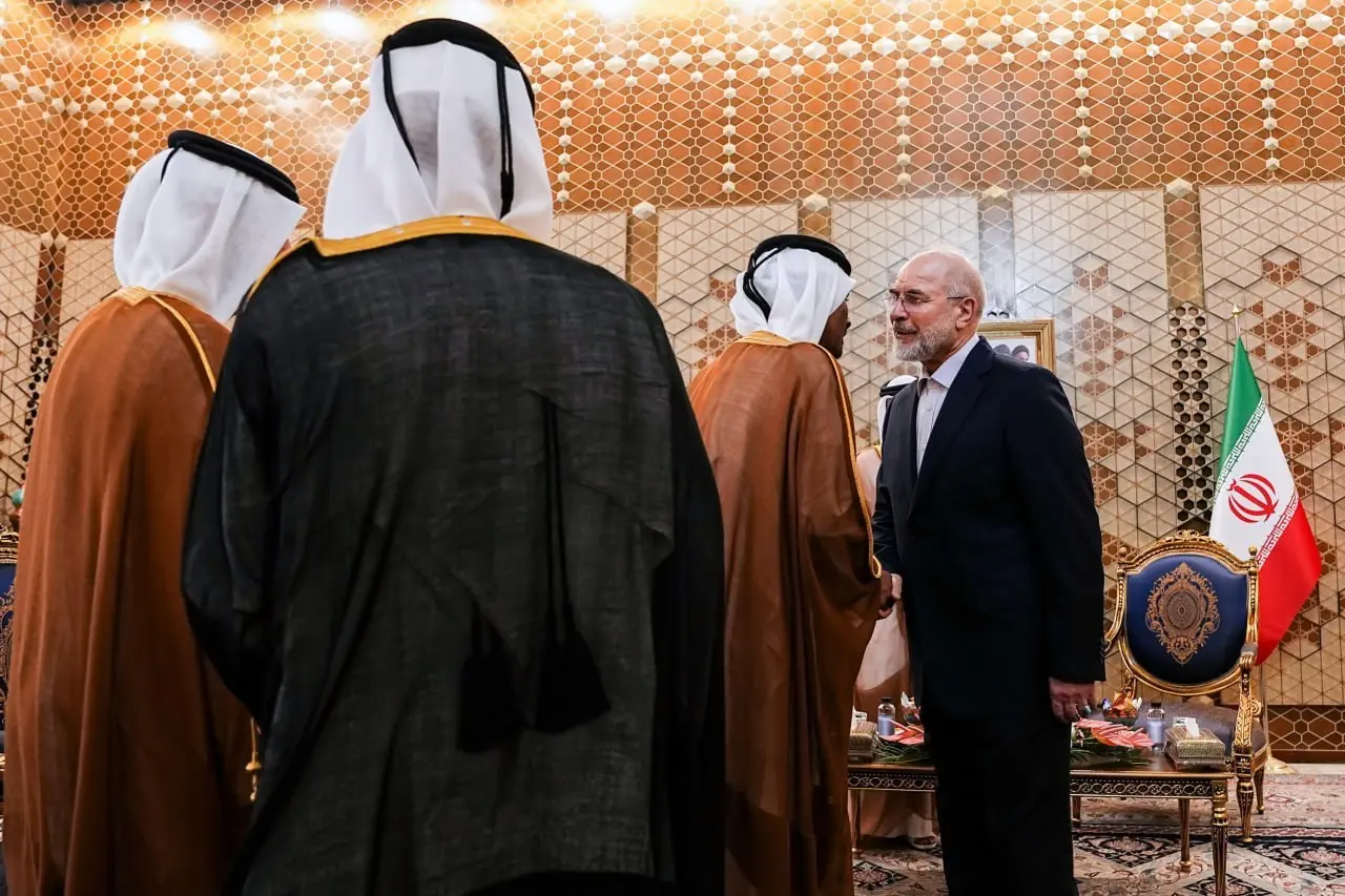 قالیباف و وزیر خارجه قطر