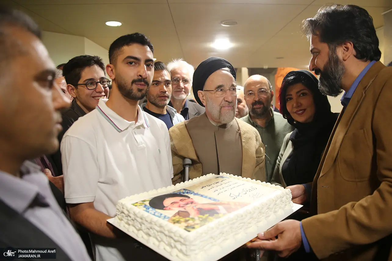 کیک تولد سیدمحمد خاتمی + عکس