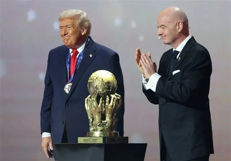 اهدای جایزه صلح فیفا به ترامپ