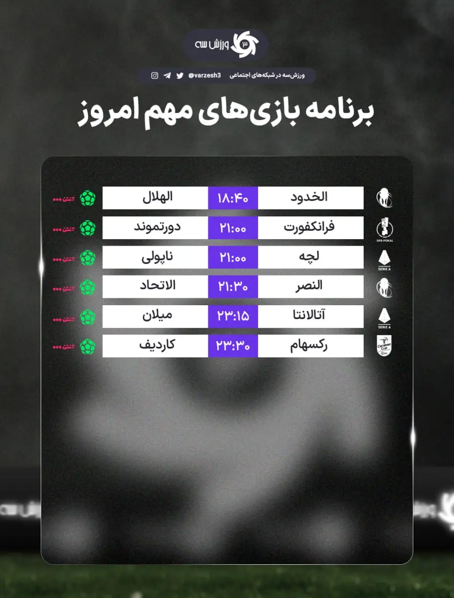 برنامه ورزشی
