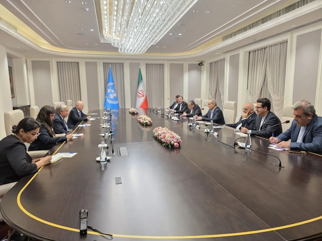 پزشکیان و گوترش