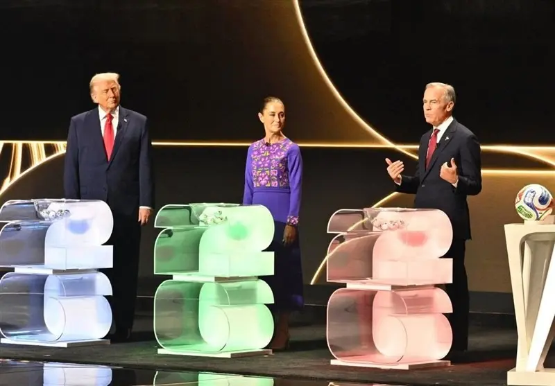 قرعه کشی نمادین جام جهانی توسط سه رئیس جمهور