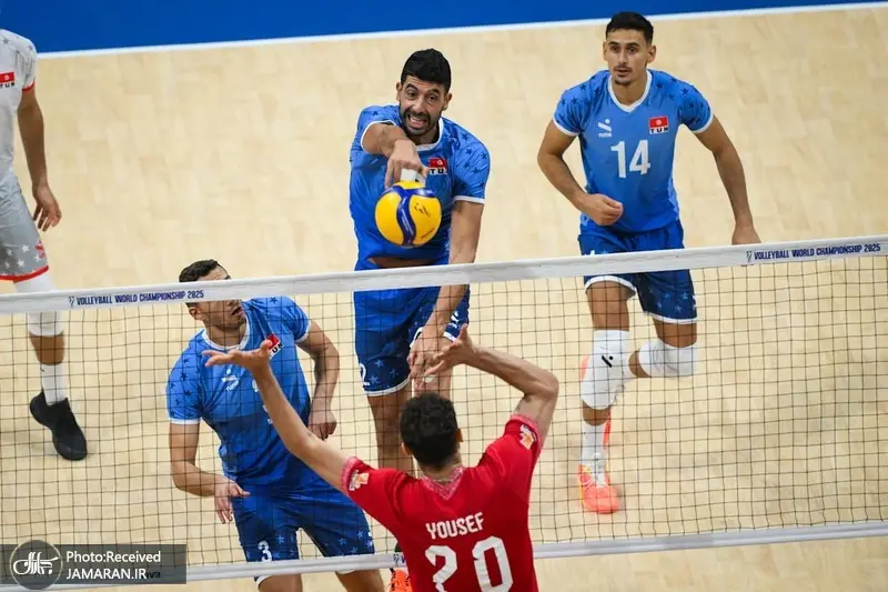 والیبال ایران و تونس