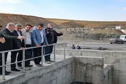 تصفیه خانه مهاجران توان انتقال آب در خط ۱۸۰۰ لیتر است