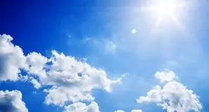 لحظه ورود یک چترباز به داخل ابر بارانی+ ویدئو