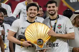 قهرمانی سردار آزمون و سعید عزت اللهی در لیگ امارات