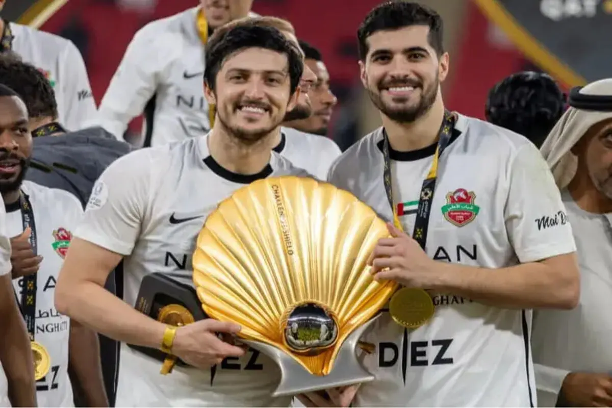 قهرمانی سردار آزمون و سعید عزت اللهی در لیگ امارات