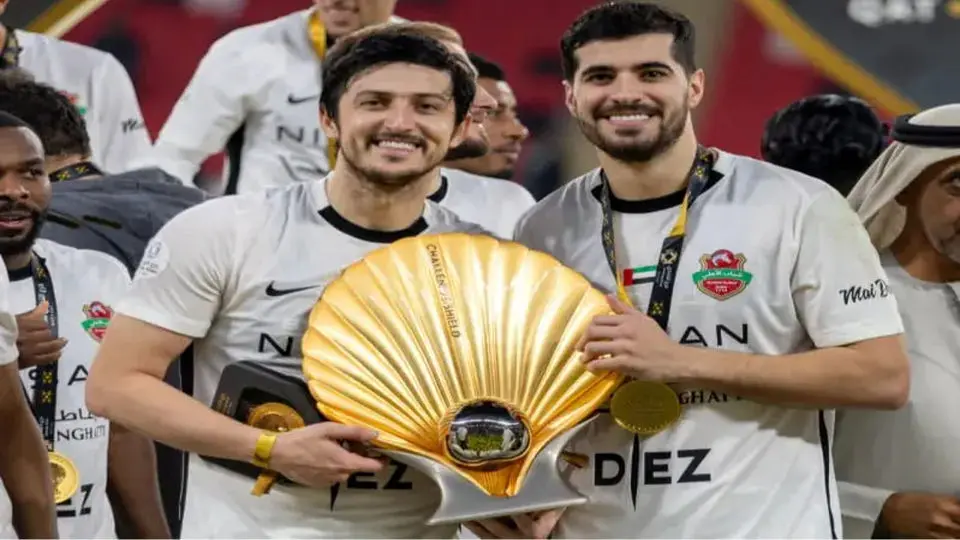 قهرمانی سردار آزمون و سعید عزت اللهی در لیگ امارات