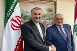 دیدار و گفت‌وگوی امیرعبداللهیان با وزیر خارجه لبنان