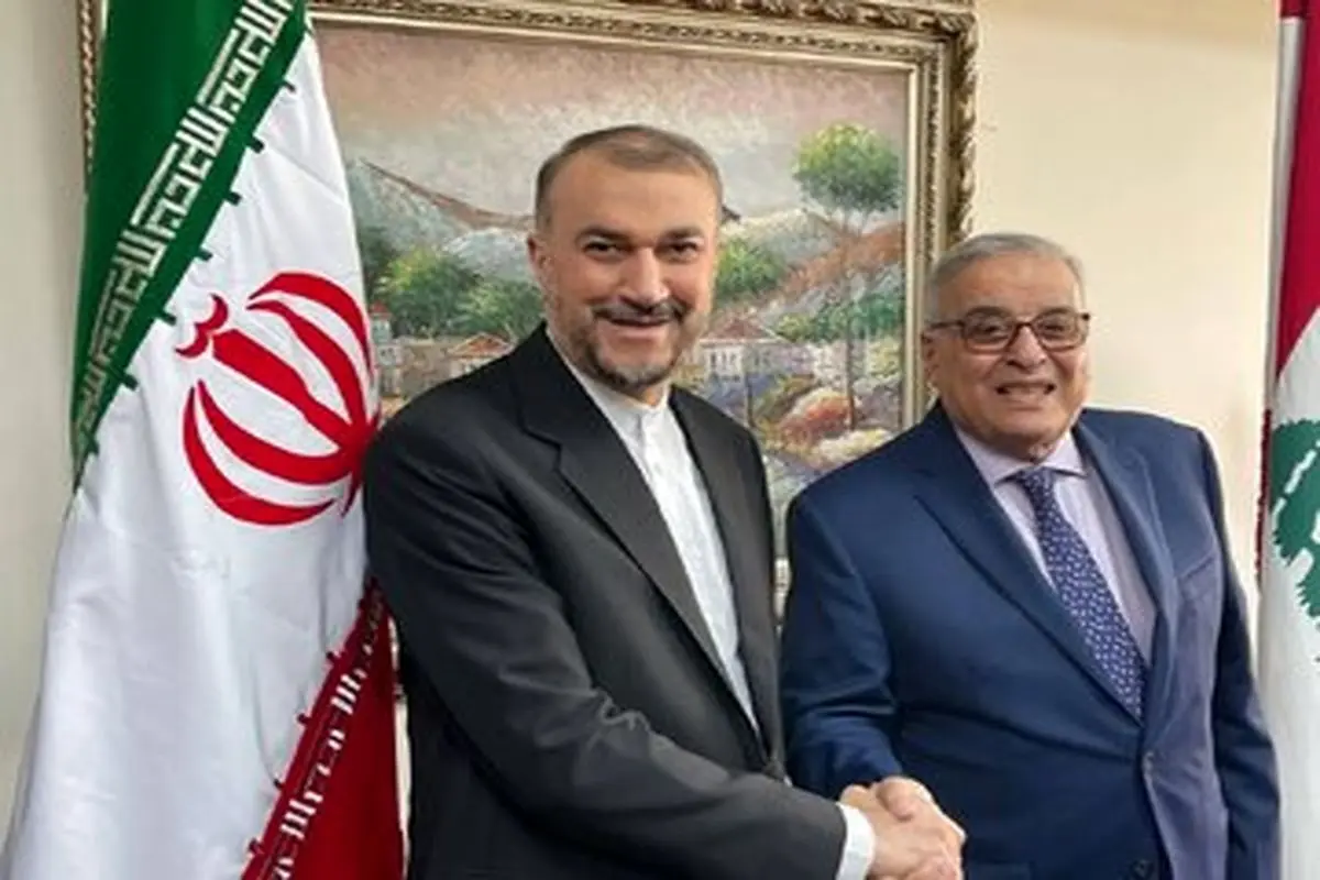 دیدار و گفت‌وگوی امیرعبداللهیان با وزیر خارجه لبنان