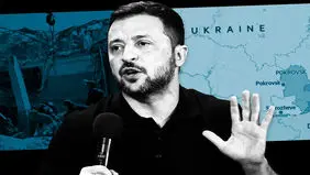 بلومبرگ: زلنسکی درخواست خروج نیروهای اوکراینی از دونباس را رد کرد