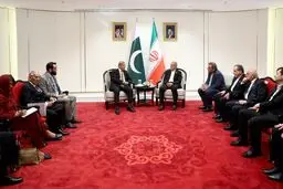 پزشکیان با شهباز شریف دیدار کرد
