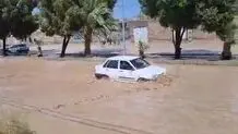 سیل در سیستان و بلوچستان/ مسیر ریلی راه آهن زاهدان - میرجاوه بسته شد
