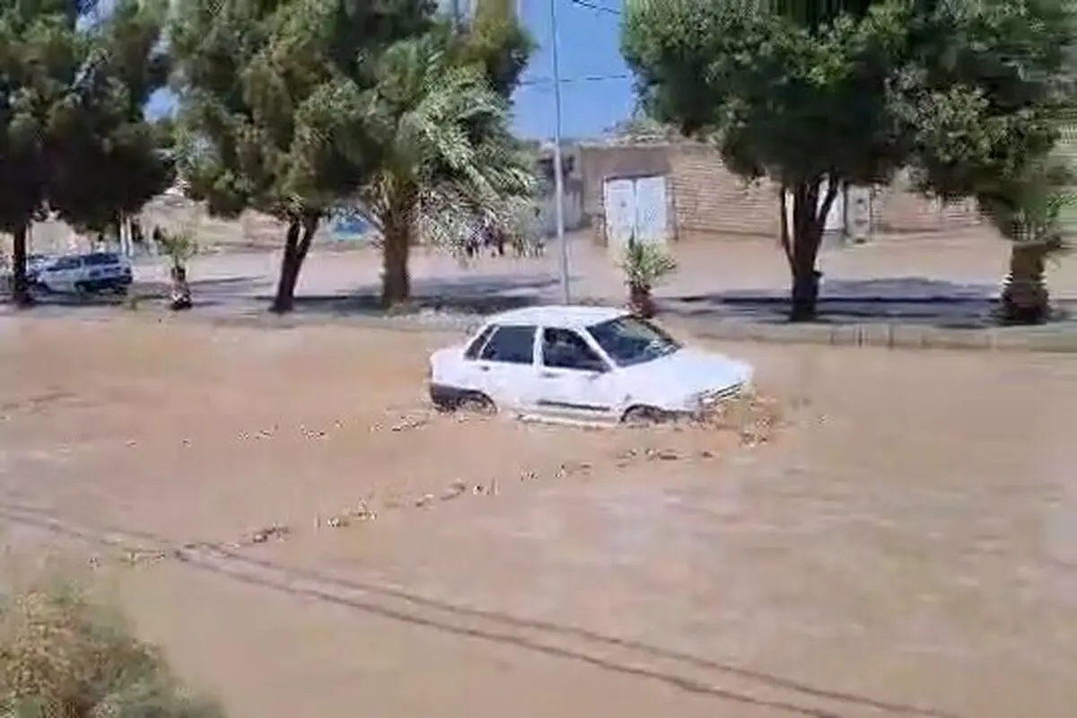 سیل در سیستان و بلوچستان/ مسیر ریلی راه آهن زاهدان - میرجاوه بسته شد