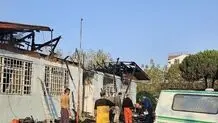 آتش‌سوزی در یک کمپ ترک اعتیاد در لنگرود/ افزایش تعداد جان باختگان به ۳۲ نفر/ علت حادثه چه بود؟/ ویدیو