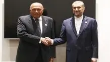 Iran, Egypt foreign ministers meet on OIC summit sidelines