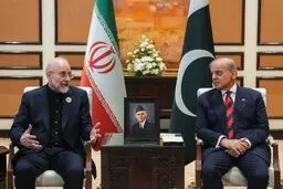 دیدار نخست وزیر پاکستان با محمدباقر قالیباف