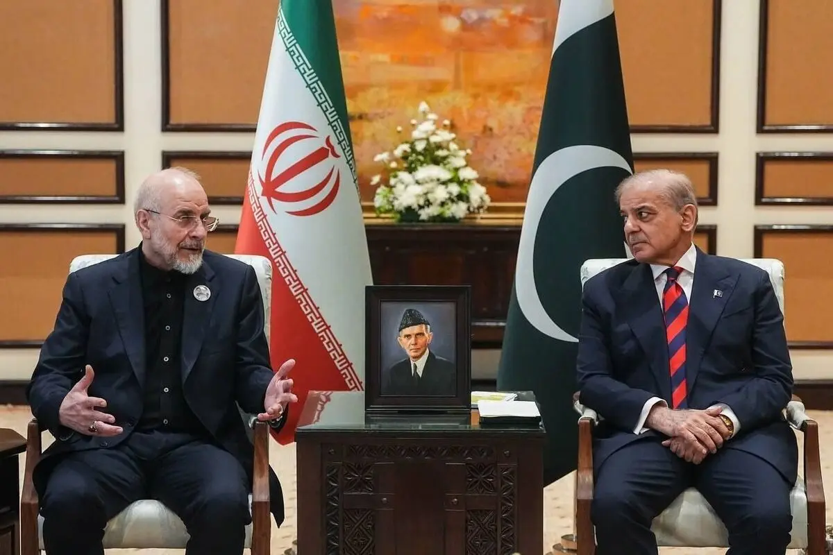 دیدار نخست وزیر پاکستان با محمدباقر قالیباف