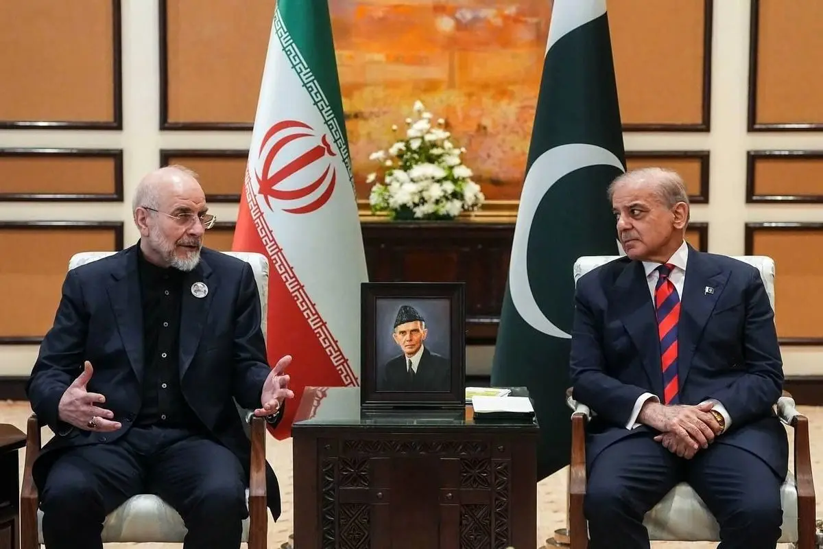 دیدار نخست وزیر پاکستان با محمدباقر قالیباف