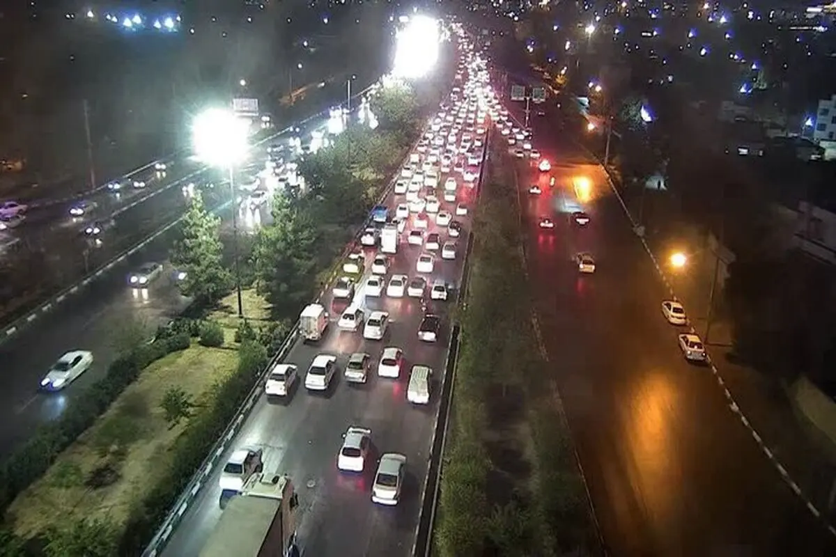 ترافیک سنگین در جاده های مشهد