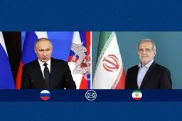 پوتین سالگرد پیروزی انقلاب اسلامی را به پزشکیان تبریک گفت