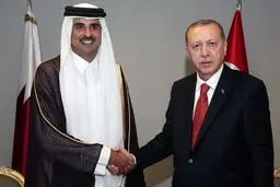 امیر قطر پیروزی اردوغان را به او تبریک گفت

