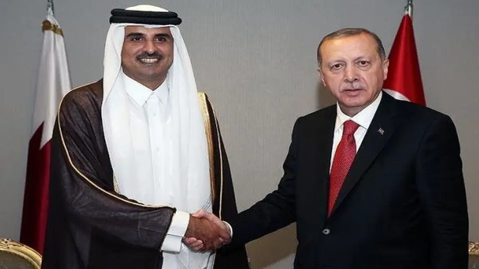 امیر قطر پیروزی اردوغان را به او تبریک گفت

