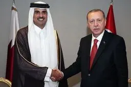امیر قطر پیروزی اردوغان را به او تبریک گفت

