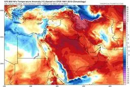 هشدار هواشناسی: موج جدید گرما از امروز ایران را در بر می‌گیرد