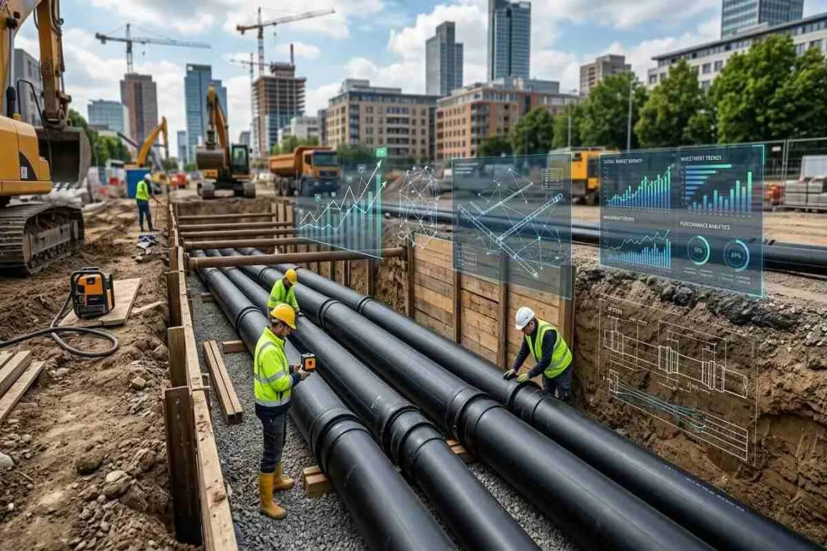 بازار جهانی لوله‌های پلی‌اتیلن به کدام سو می‌رود؟ بررسی آینده HDPE و PE100 و پیش‌بینی تا سال 2034