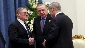 دیدار اردوغان و استارمر در شرم‌الشیخ

