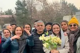 اولین عکس از ترانه علیدوستی پس از آزادی از زندان اوین