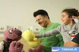  ملاقات با کودکان مجروح در بیمارستان مفید + عکس