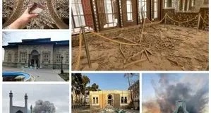 تخریب دست‌کم ۱۰۸ اثر تاریخی در پی حمله آمریکایی - صهیونی