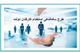 طرح ساماندهی استخدام کارکنان دولت بار مالی ندارد
