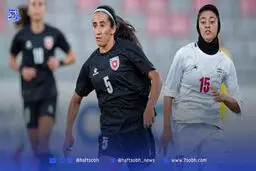 پوستر AFC  برای صعود زنان فوتبال ایران به جام ملت های آسیا