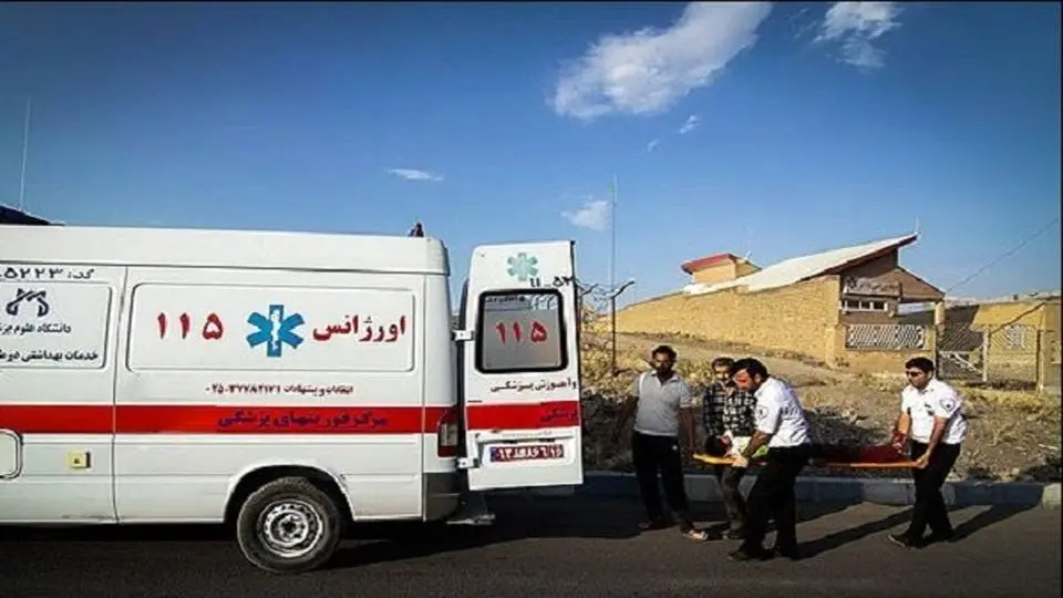 تصادف اتوبوس و پراید در جاده فهرج-زاهدان با ۱۱ مصدوم