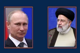 گفت‌وگوی تلفنی پوتین و رئیسی/ همه طرف‌ها خویشتن‌داری نشان دهند